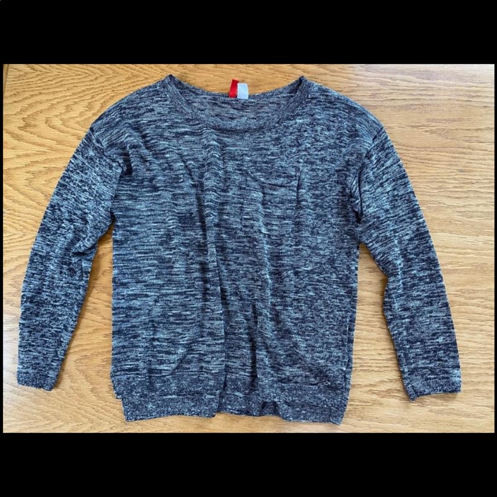Divided Grey Sweater | Medium